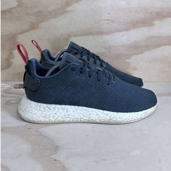 Adidas - NMD R2 - Running Shoes - Gray - Men's - 10 - ART BY3014 - Picture 1 of 9